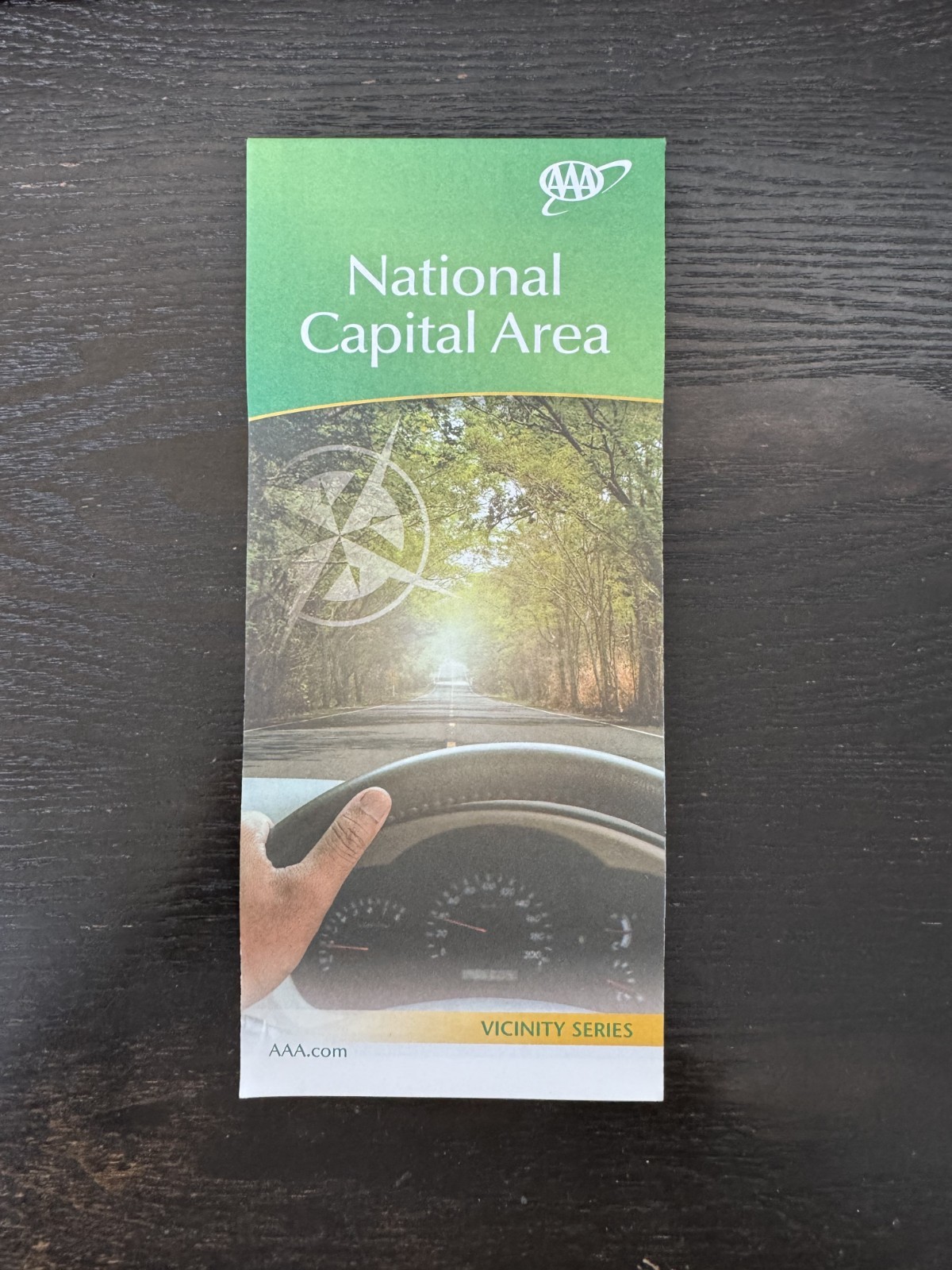 AAA Road Map-The Map of National Capitol Area-Washington DC-Vicinity Series