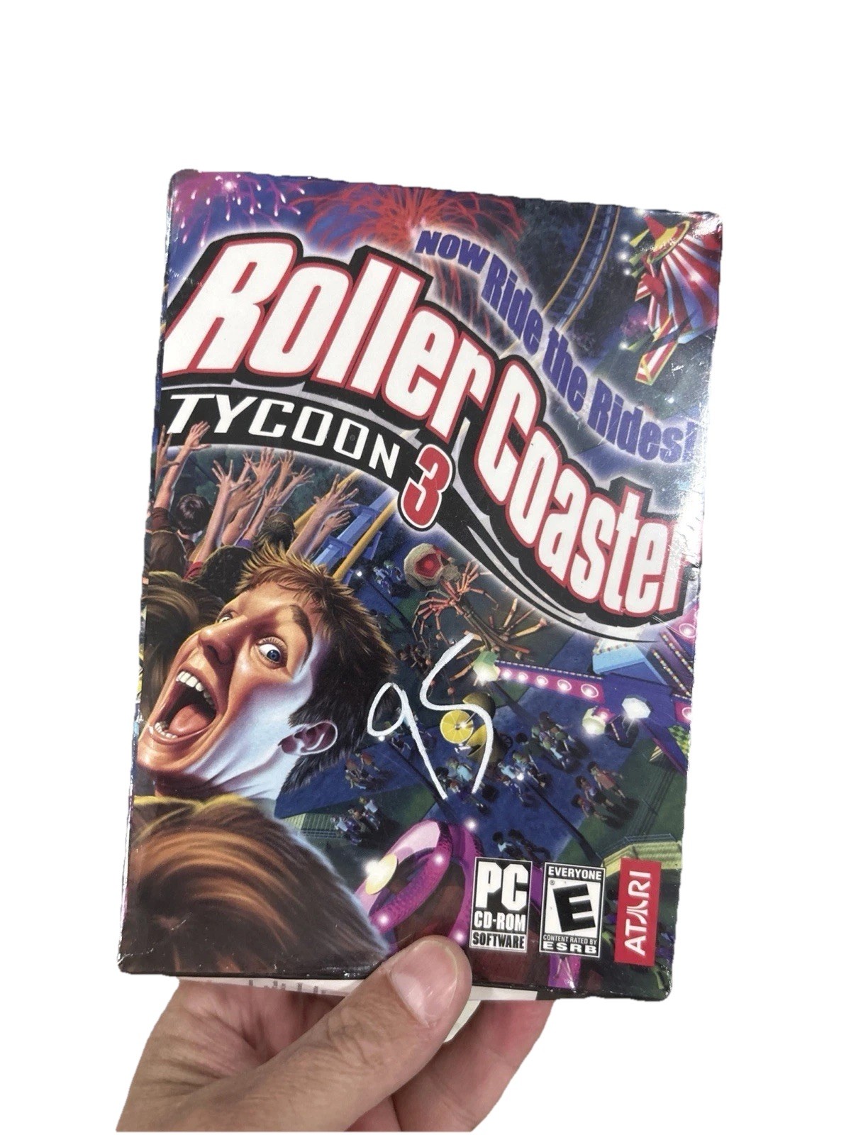 Roller Coaster Tycoon 3 PC Amusement Park Simulator Big Box Complete  New Sealed