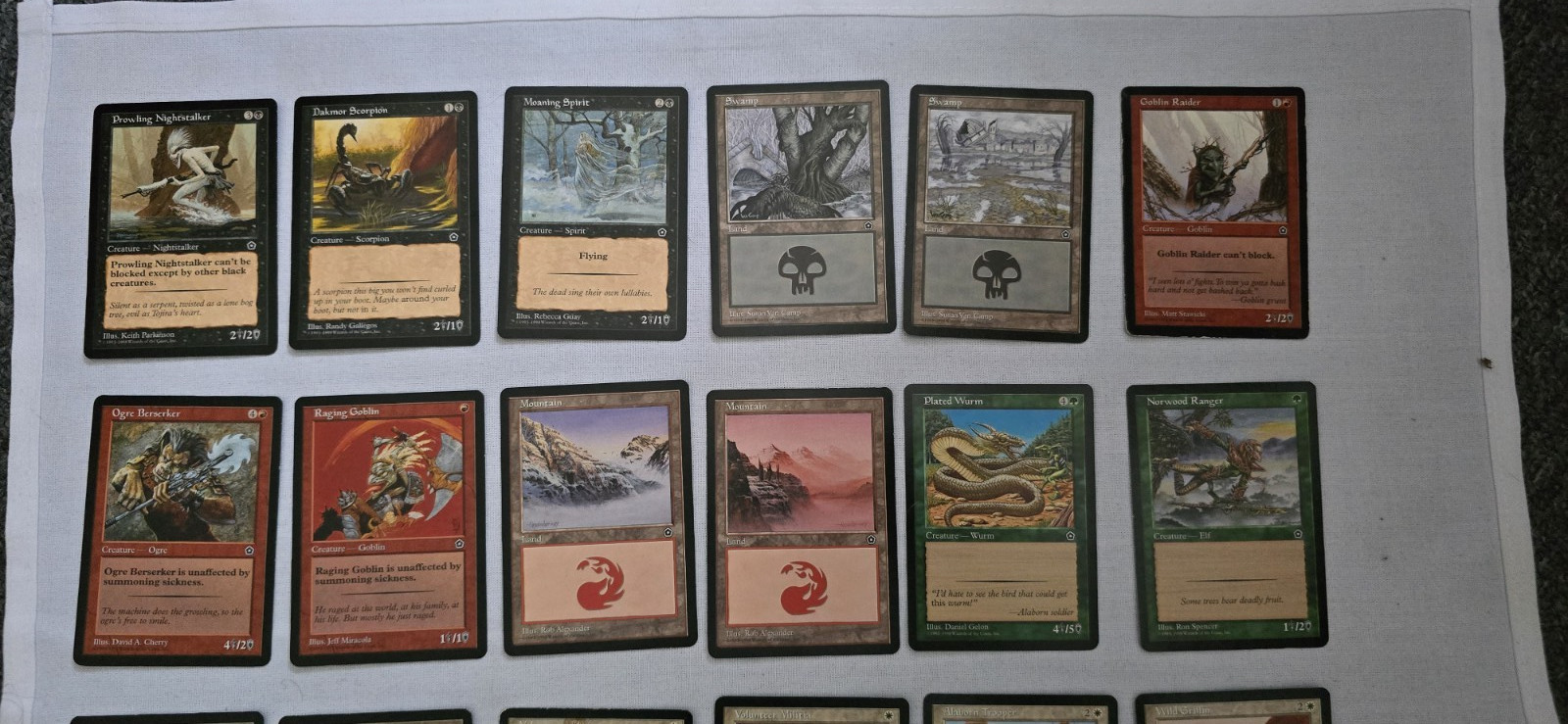 Vintage 1998 MTG Portal Second Age Card Lot 24x 100% COMPLETE Set Binder Builder