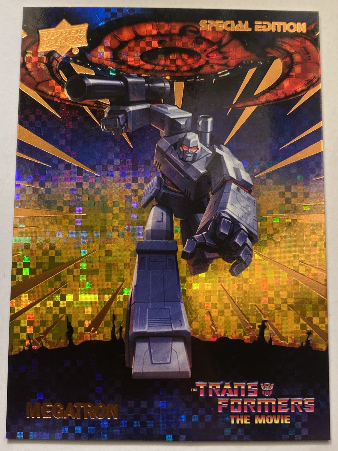 2026 Upper Deck Transformers Megatron Unicron Foil 21/86 40th Anniversary Movie
