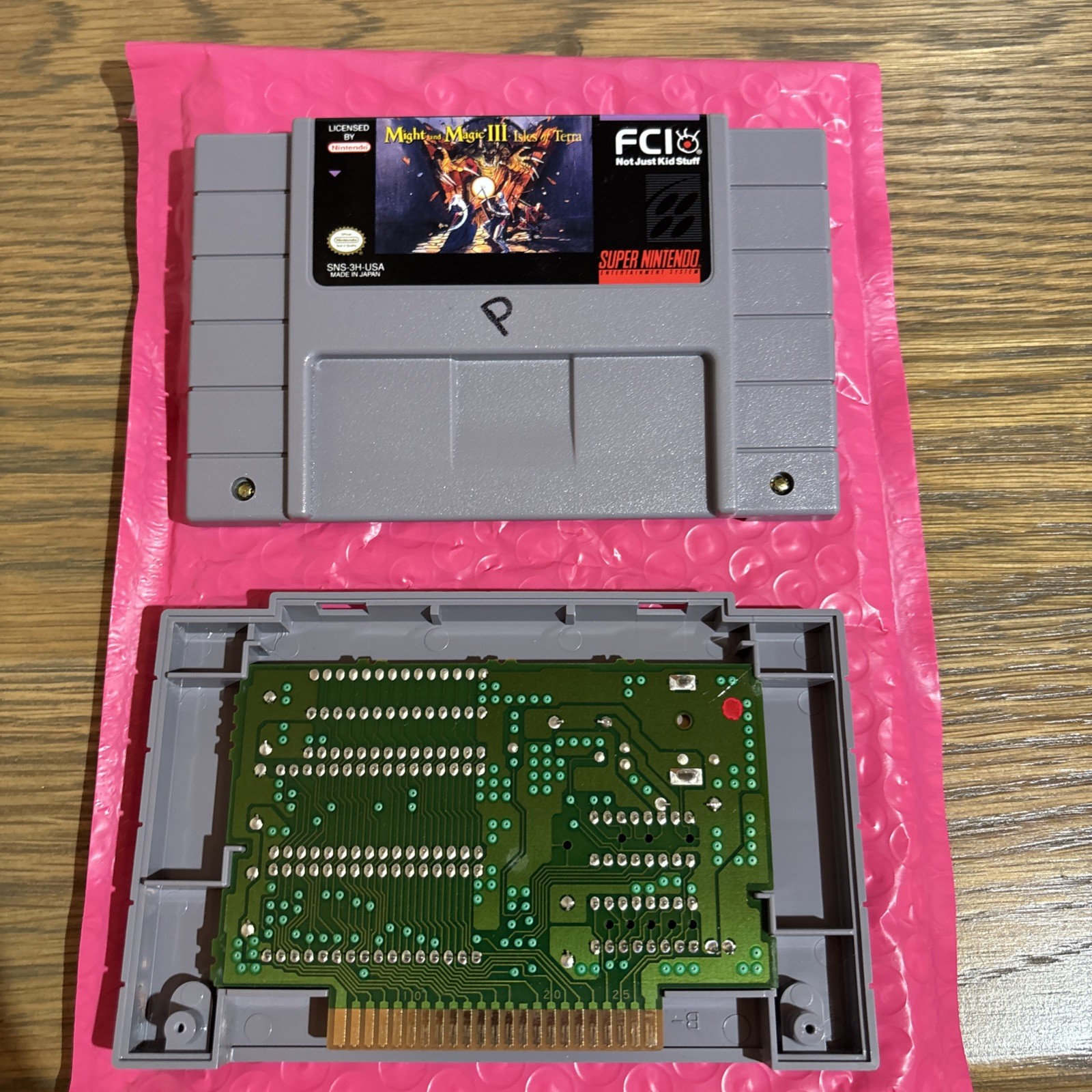 Might and Magic III Isles of Terra (Super Nintendo, SNES) Game - MINT [A28]