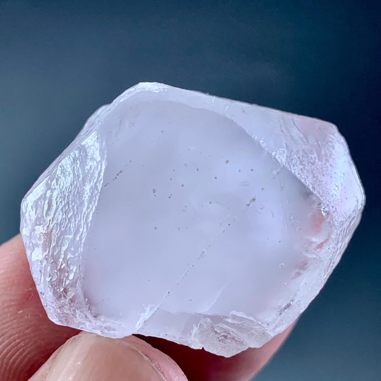 106 CT Terminated Natural Pink Morganite Crystal  From Afghanistan