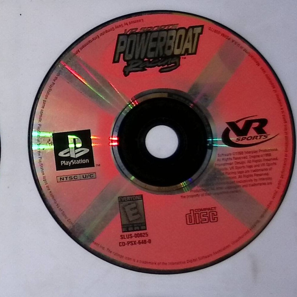 VR Sports Powerboat Racing Playstation 1 Tested and Works