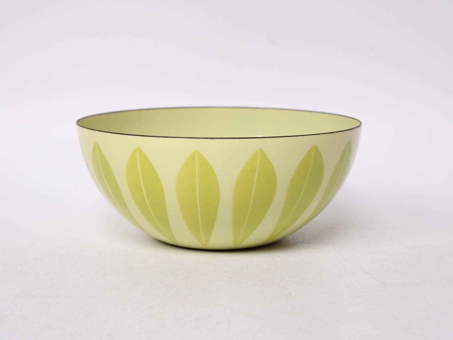 1960s Vintage Cathrineholm Lemon-Lime Enamelware \