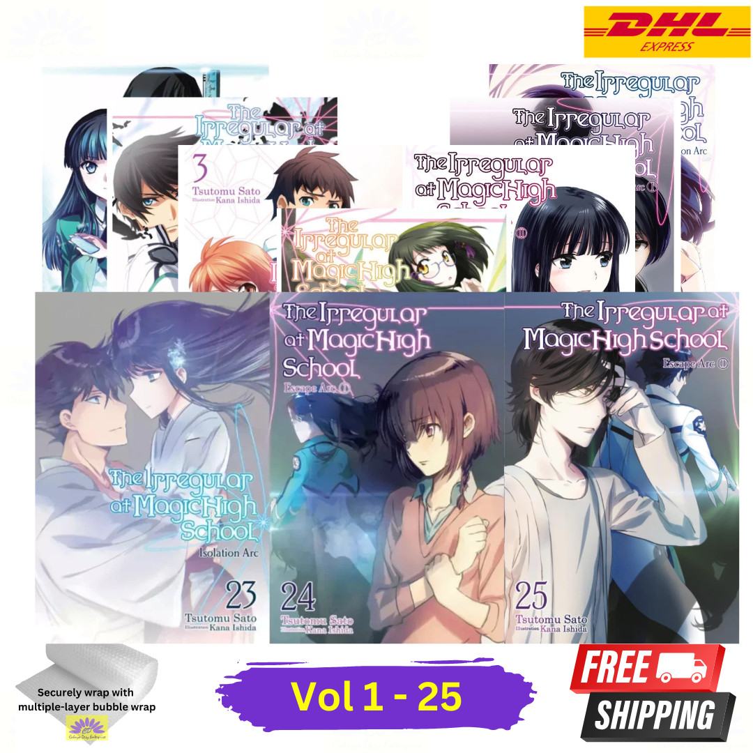 The Irregular at Magic High School Light Novel English Vol 1-25 (Half/Full Set)