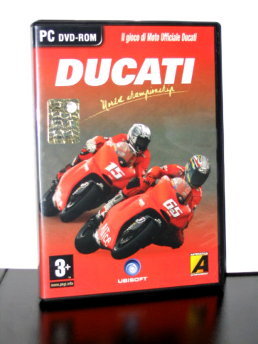 DUCATI WORLD CHAMPIONSHIP GAME USED EXCELLENT CONDITION PC ITALIAN EDITION 22546