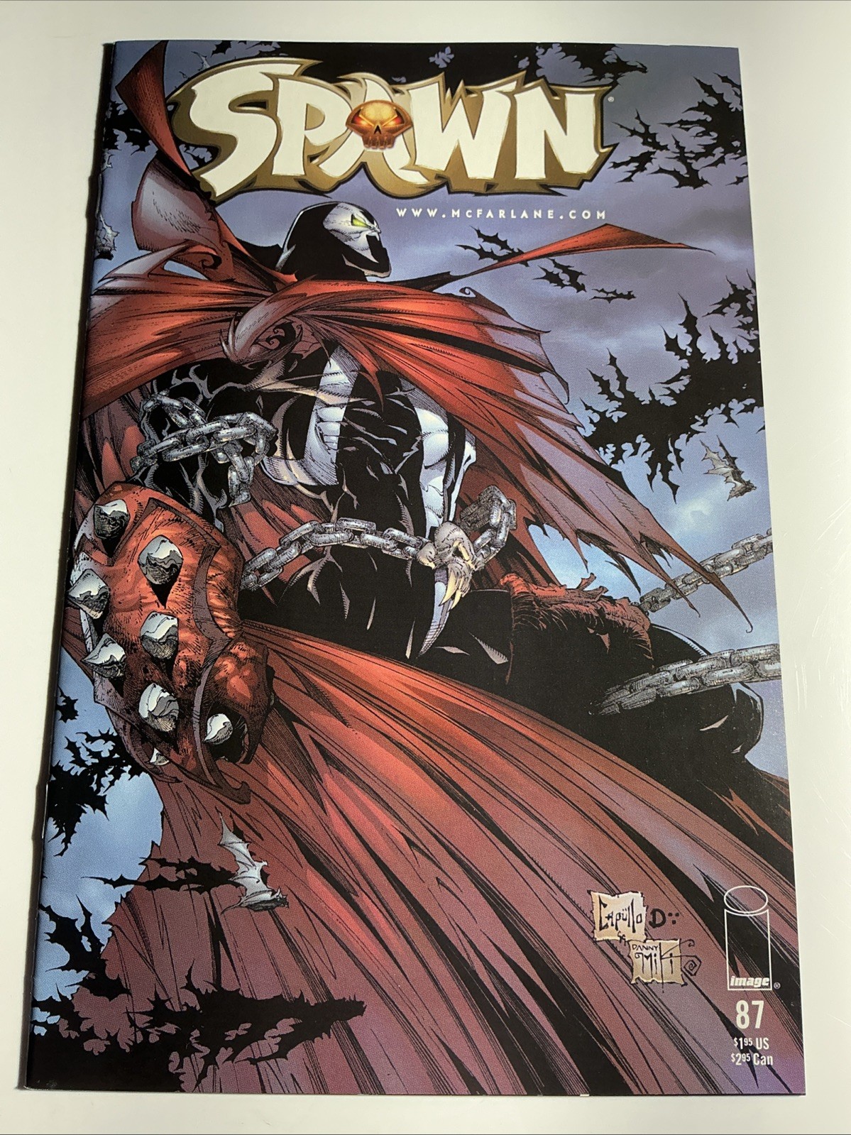 Spawn #87 (Image Comics September 1999) 9.2 NM 1st Mammon Todd McFarlane Capullo