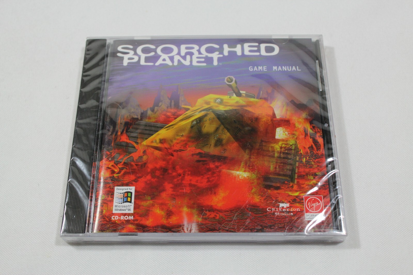 NEW Scorched Planet Vintage PC Game CD-ROM Software 1996 Virgin SEALED RARE