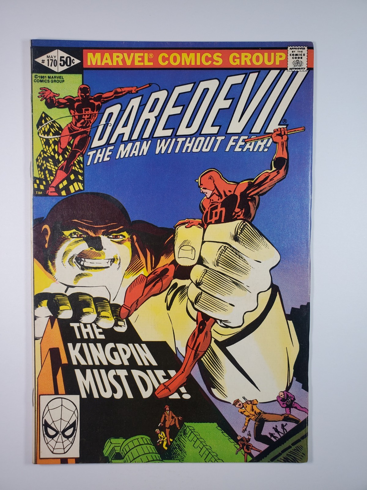 Daredevil #170 VF 1981 Key Issue 1st Appearance Wilson Fisk as Kingpin