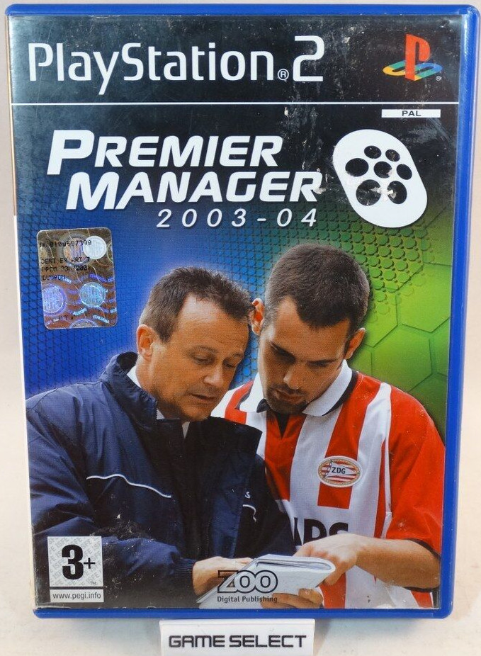 Premier Manager 2003-04 Sony PS2 PlayStation 2 Pal Complete Italian