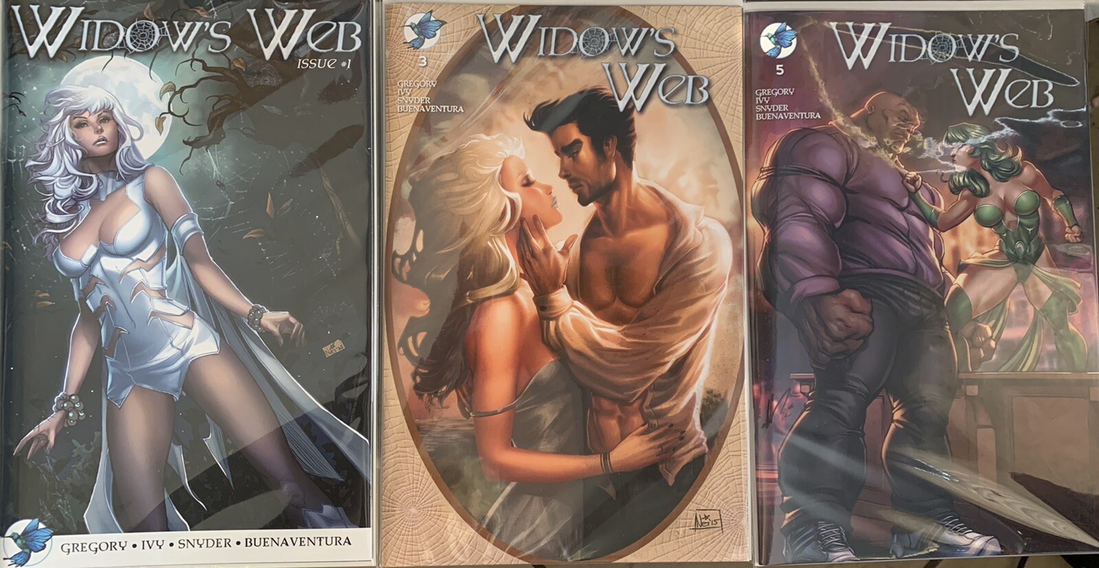 Widow's Web Set Issues #1-5