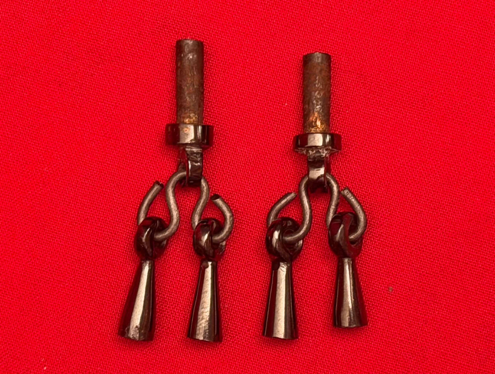 1 PR  Double Dinger JINGLEBOBS For COWBOY, VAQUERO SPURS