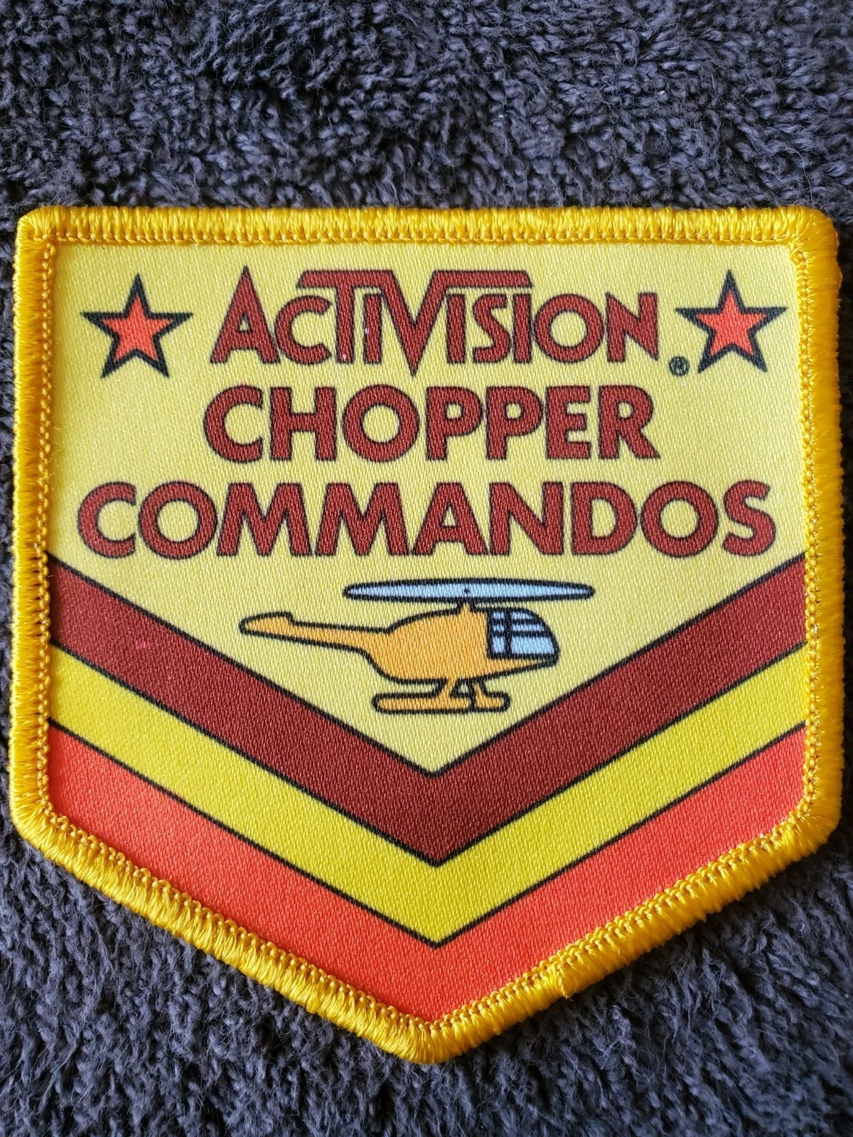 Activision Chopper Commandos Atari 2600 Promotional Reward Patch