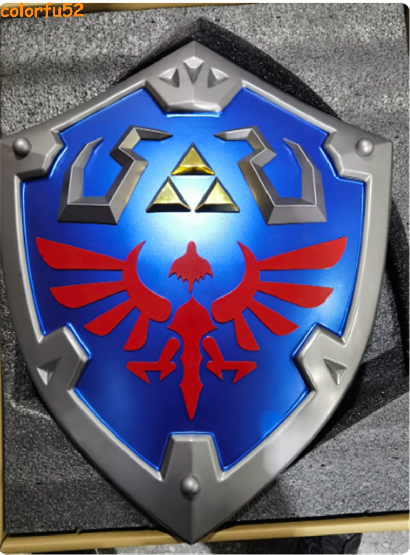 The Legend of Zelda Master Hylian 1:1 Metal Shield Replica (Sword Not Included)