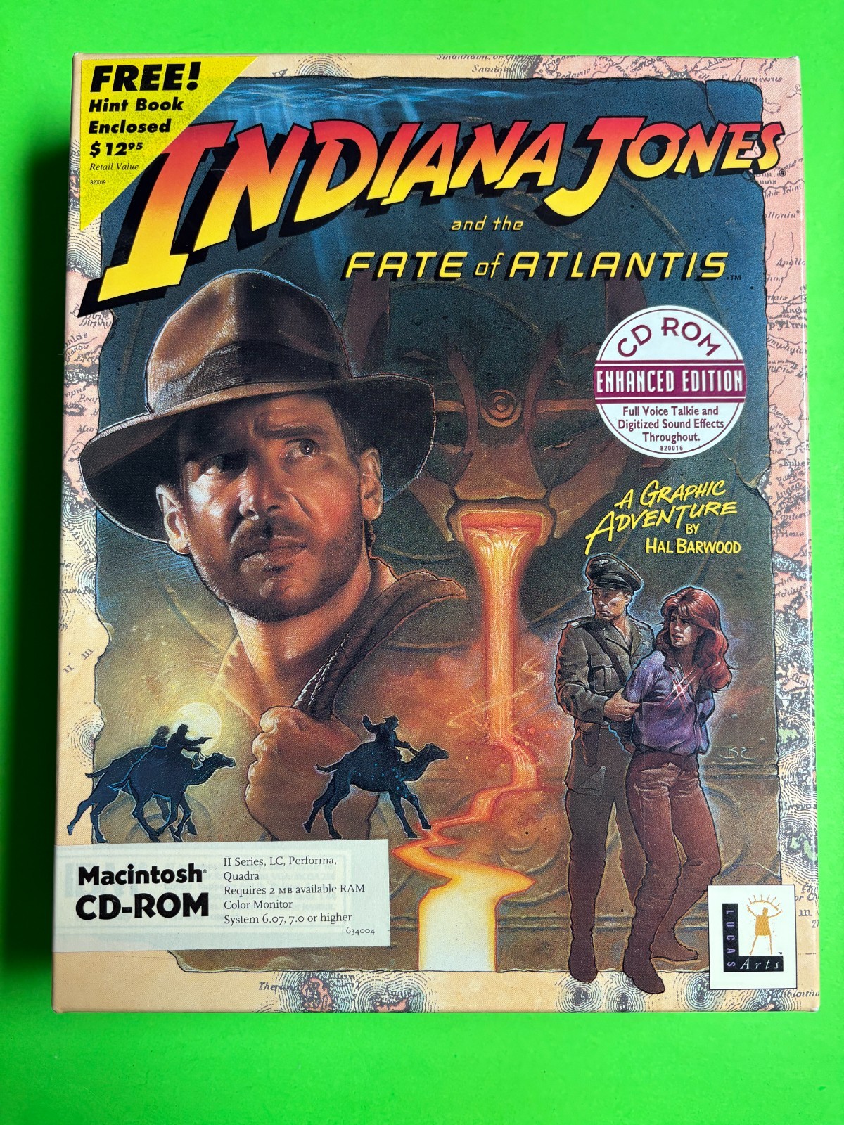 Indiana Jones and the Fate of Atlantis - Mactintosh CD ROM 1992