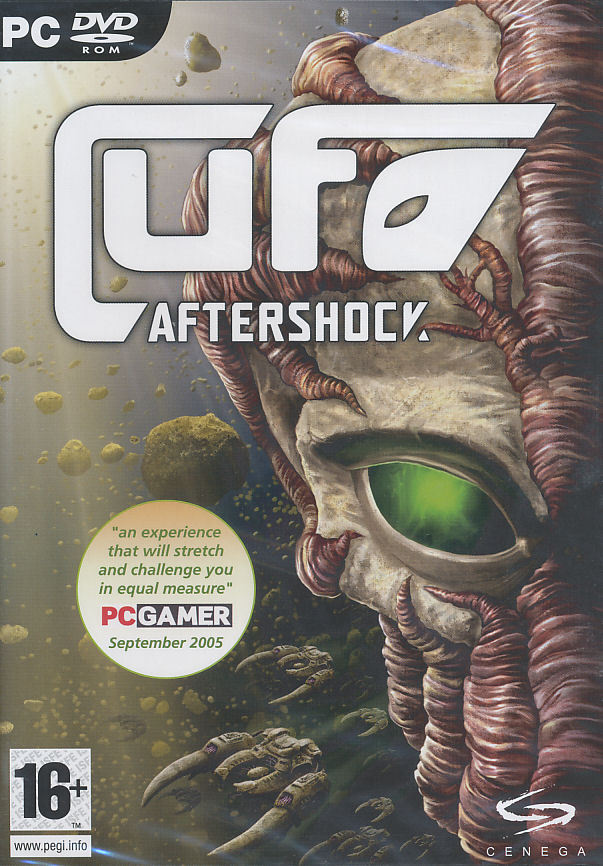 UFO AFTERSHOCK After Shock Strategy Space PC Game NEW