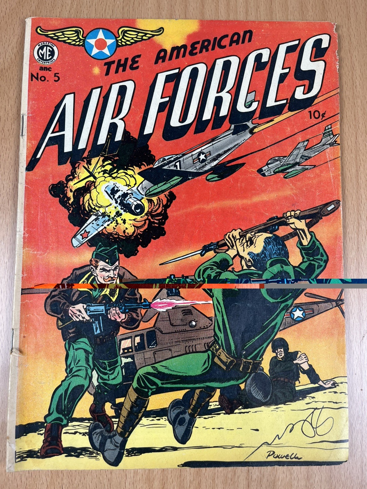 The American Air Forces #5 - 1951 -  Magazine Enterprises 🔥 Golden Age🔥- G+