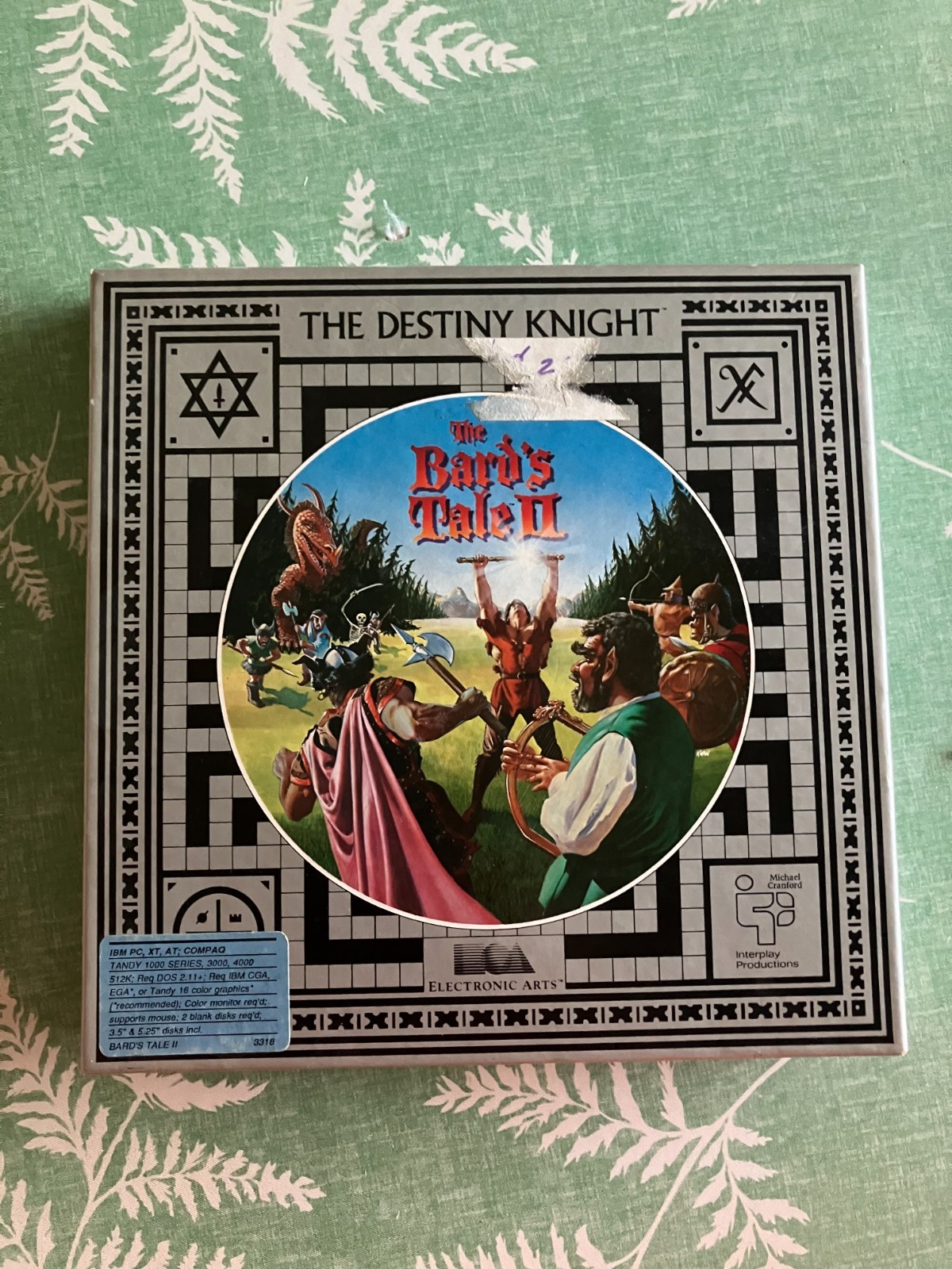 The Bard's Tale II The Destiny Knight Complete CIB 5.25