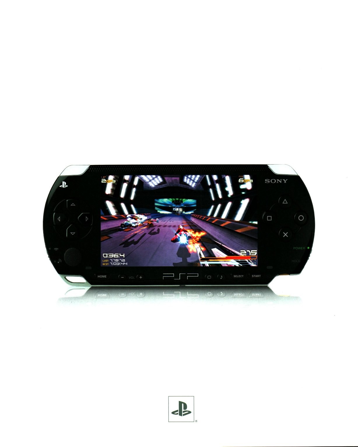 Sony PSP PlayStation Portable Console Vtg Magazine Ad Print Wipeout Pure 2000s