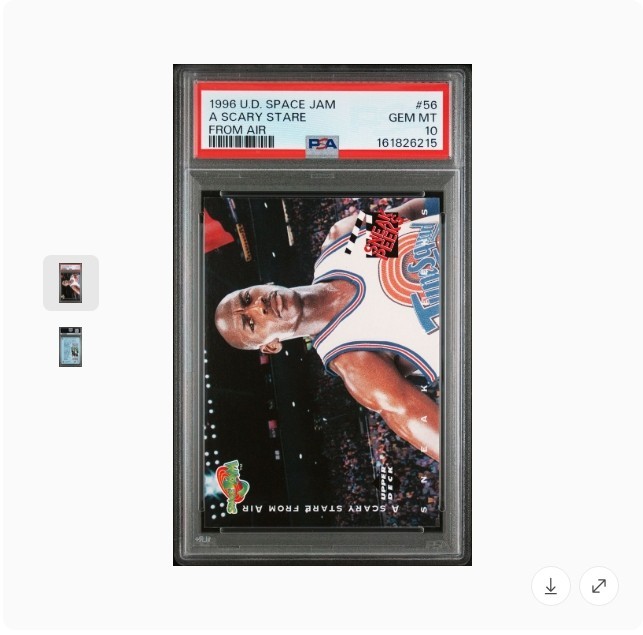 Space Jam Michael Jordan MINT  1996 Upper Deck #56 Sneak Peeks PSA 10