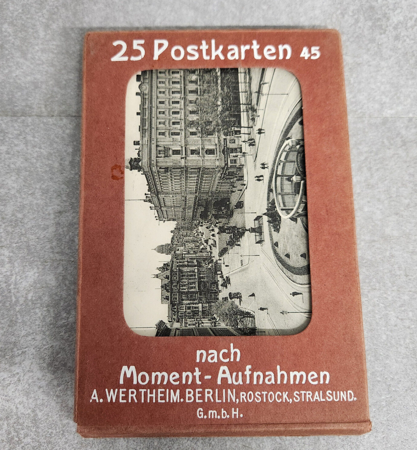 Vintage 1910s-1930s Berlin Germany Postcard Set – 25 Views A. Wertheim