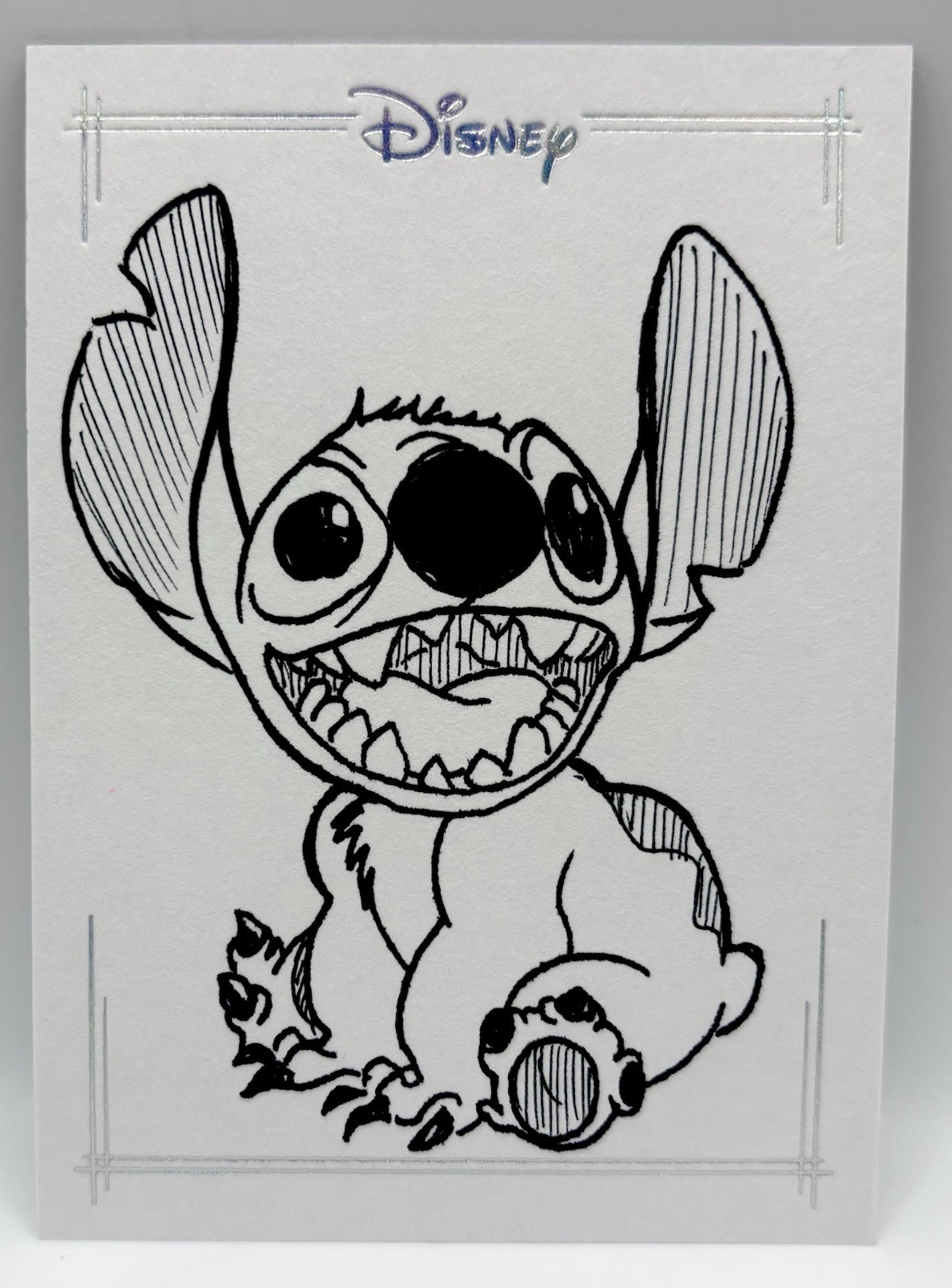 2026 Topps Chrome Disney Lilo and Stitch Sketch Signed Auto TRUE 1/1