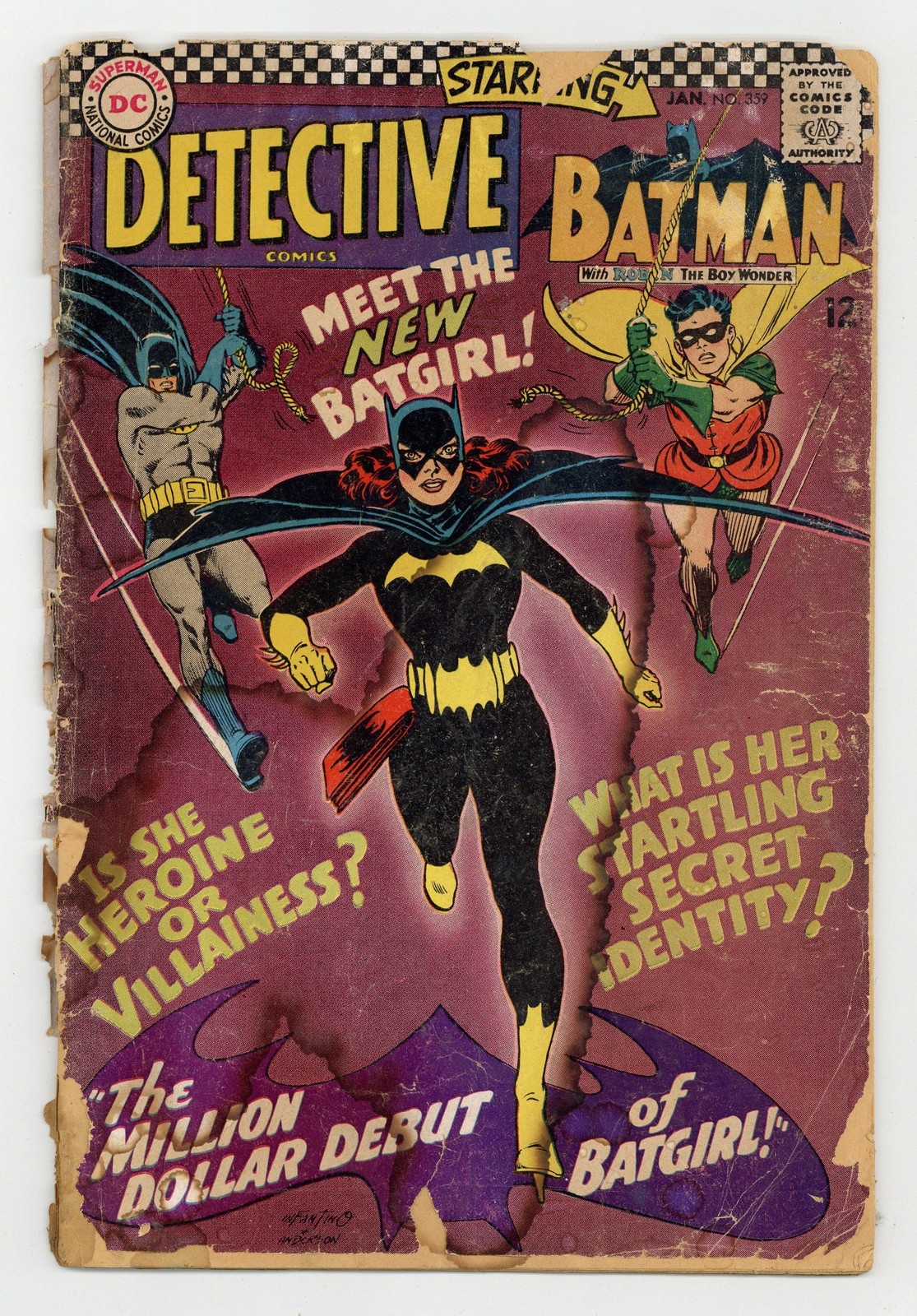 Detective Comics #359 PR 0.5 1967 1st app. new Batgirl Barbara Gordon
