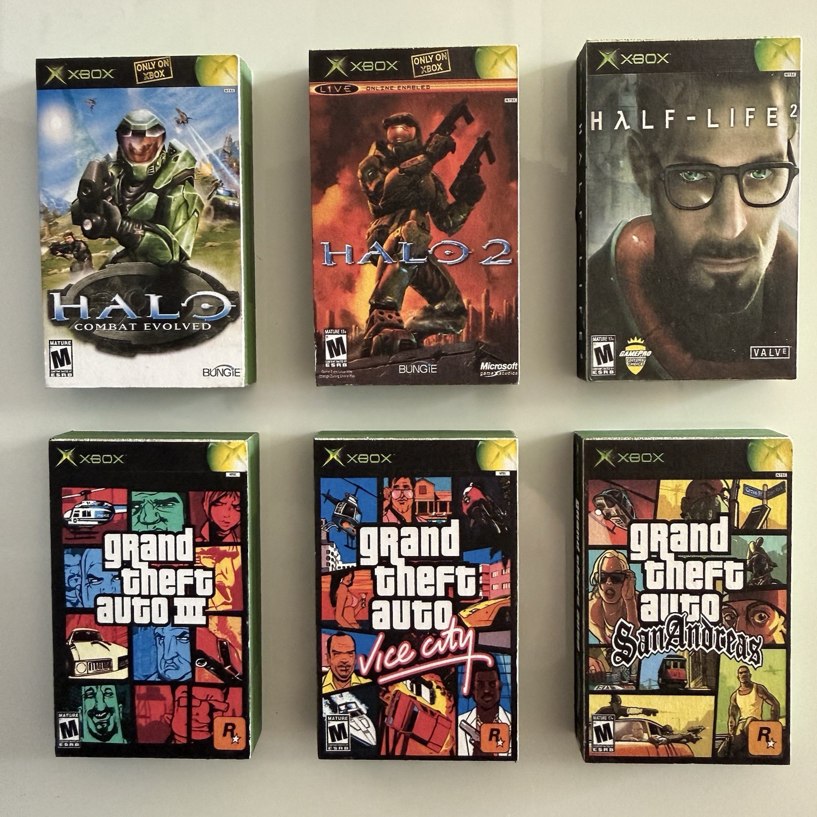 Retro Handmade XBox Games 3D Refrigerator Magnets Video Games Gamer Gifts