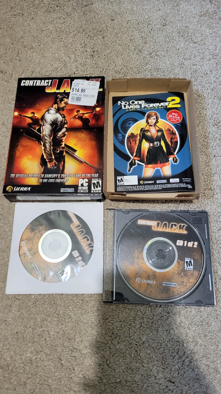 Contract J.A.C.K. Jack Box & Manual (PC Windows, 2003)Windows 98\ME\2000\XP