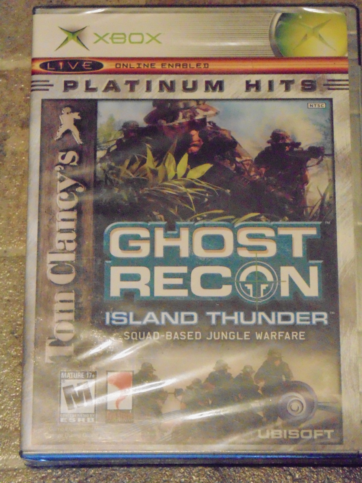 Tom Clancy's Ghost Recon: Island Thunder (Xbox, 2003) New Factory Sealed