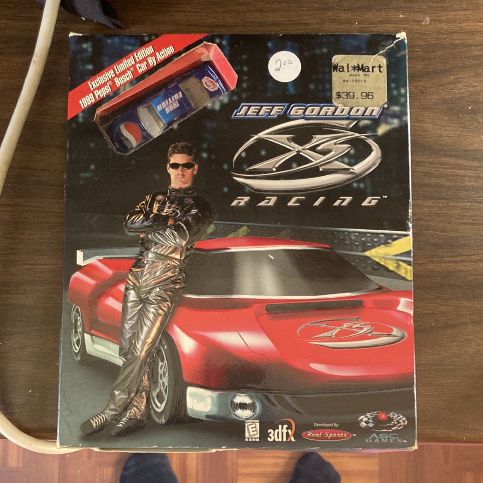 ASC Games Jeff Gordon XS Racing Big Box PC Game w/ 1999 Pepsi Busch Car