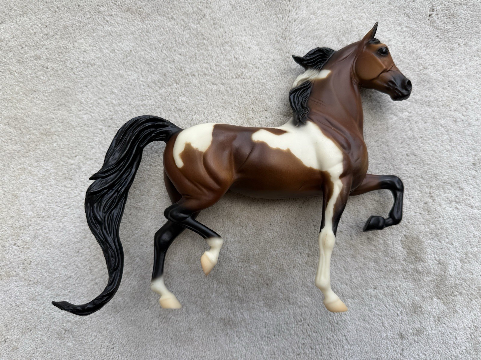 Retired Breyer National Show Horse #479 Bay Pinto Rejoice Saddlebred