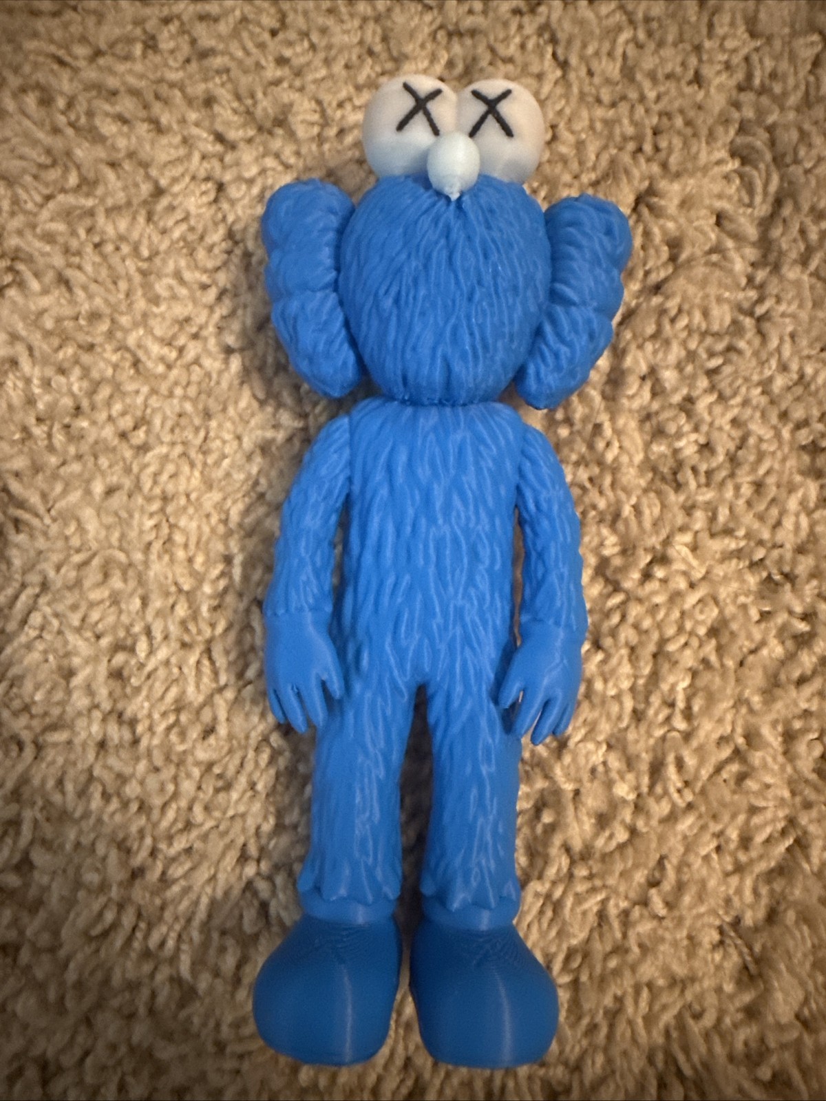 3D Printed Kaws BFF Figurine, Approx. 6 Inches
