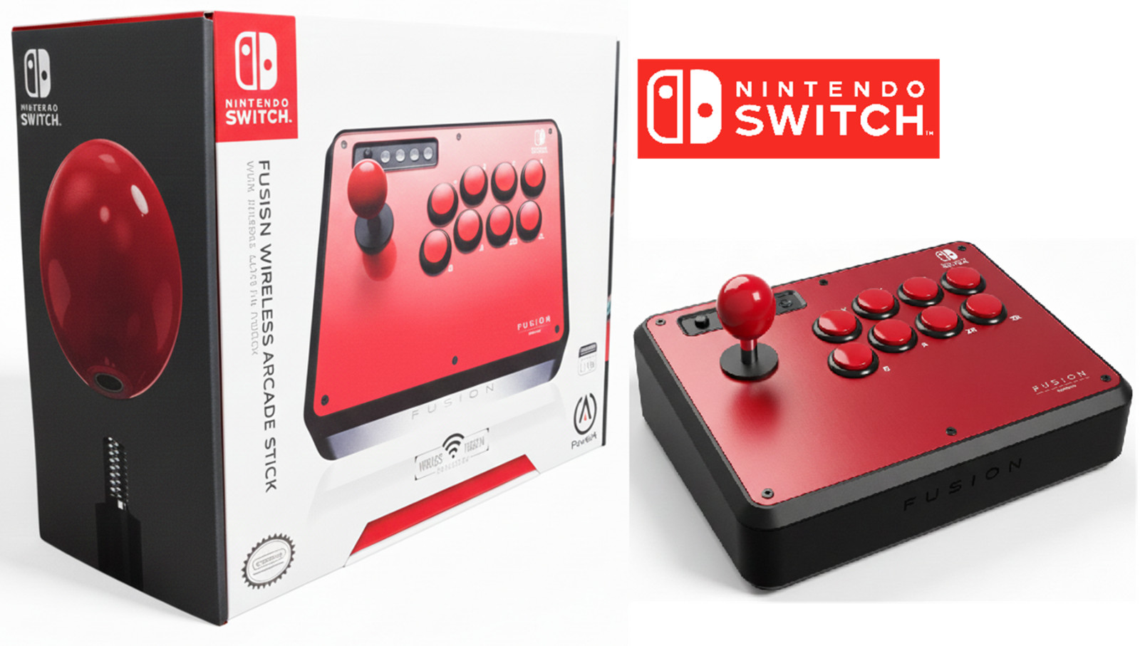 New PowerA Fusion Wireless Arcade Stick for Nintendo Switch - Bluetooth - SEALED