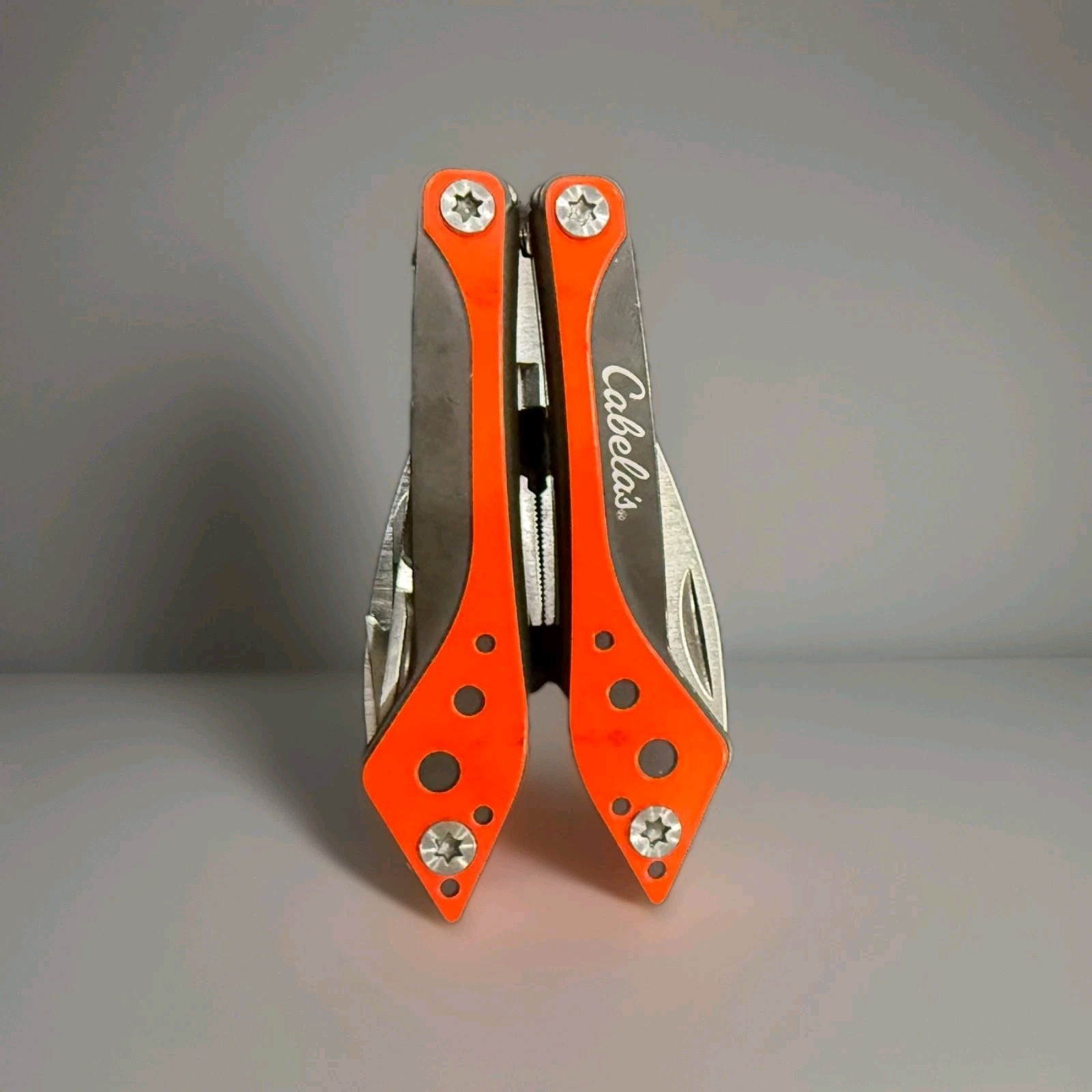 Red Budget EDC Camping Hiking Folding Pocket Knife MultiTool w Pliers Cabela’s