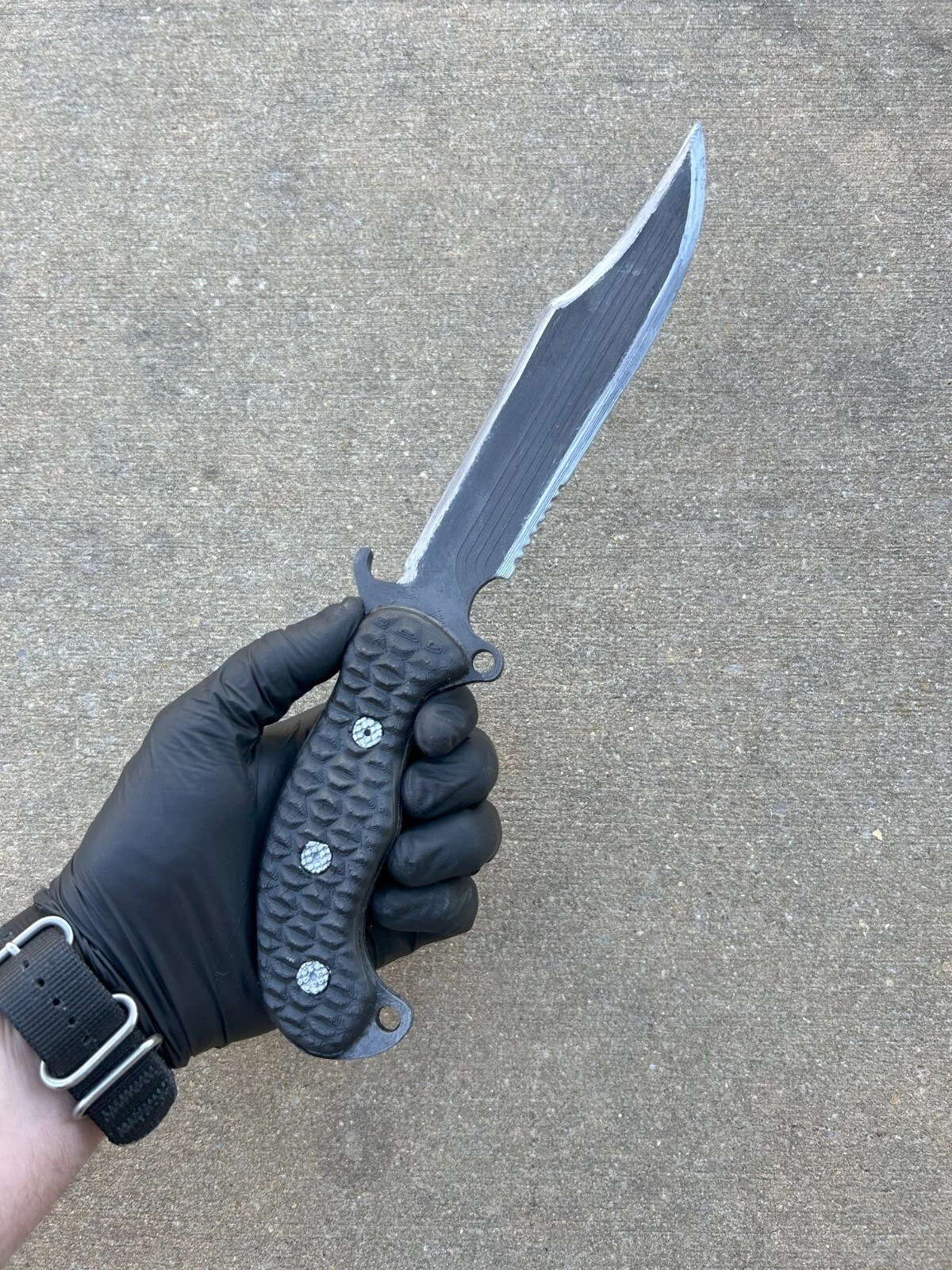 Handmade Killzone 2 m32 knife with leather Sheath