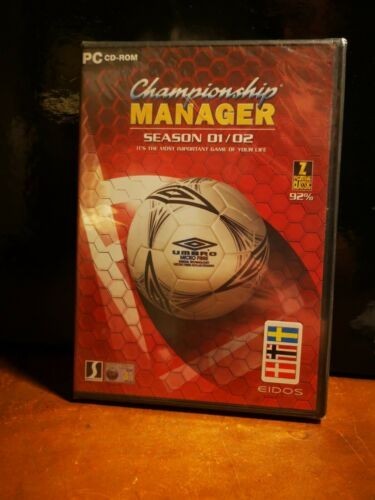 Championship Manager: Season 01/02 PC Very Good condition