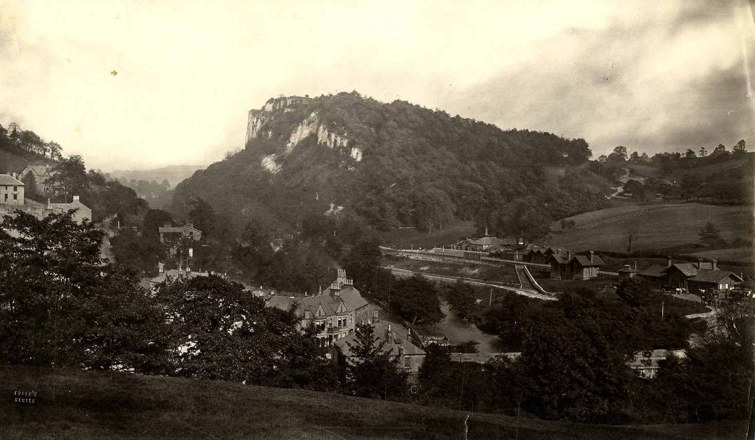 Frith's. UK, Matlock Bath Vintage Albumen Print.  Albumen Print