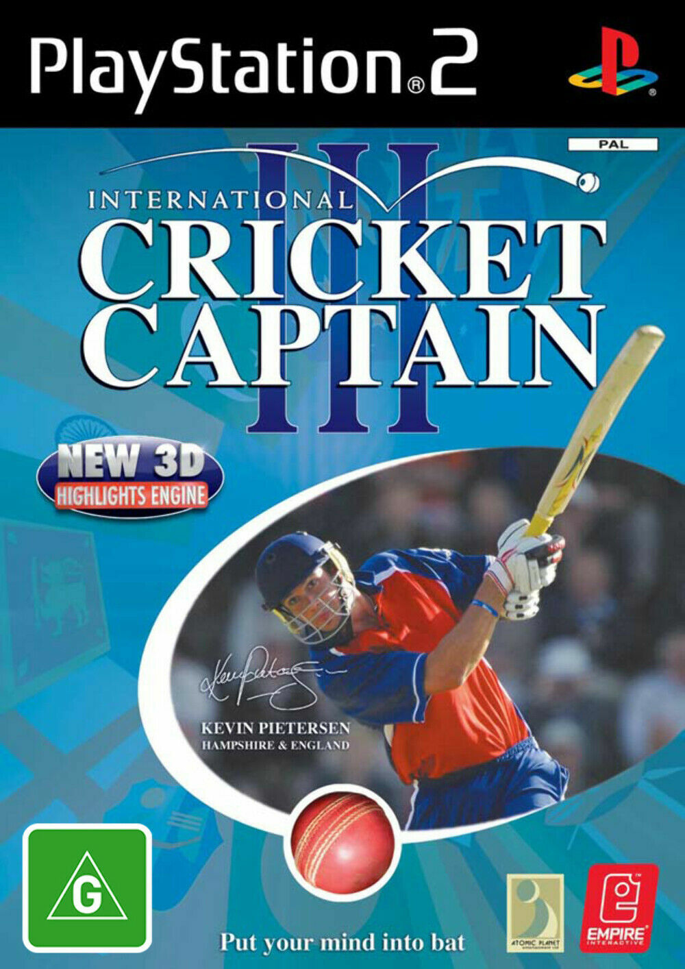 International Cricket Captain III 3 - PS2 - Sony PlayStation 2 Complete Booklet