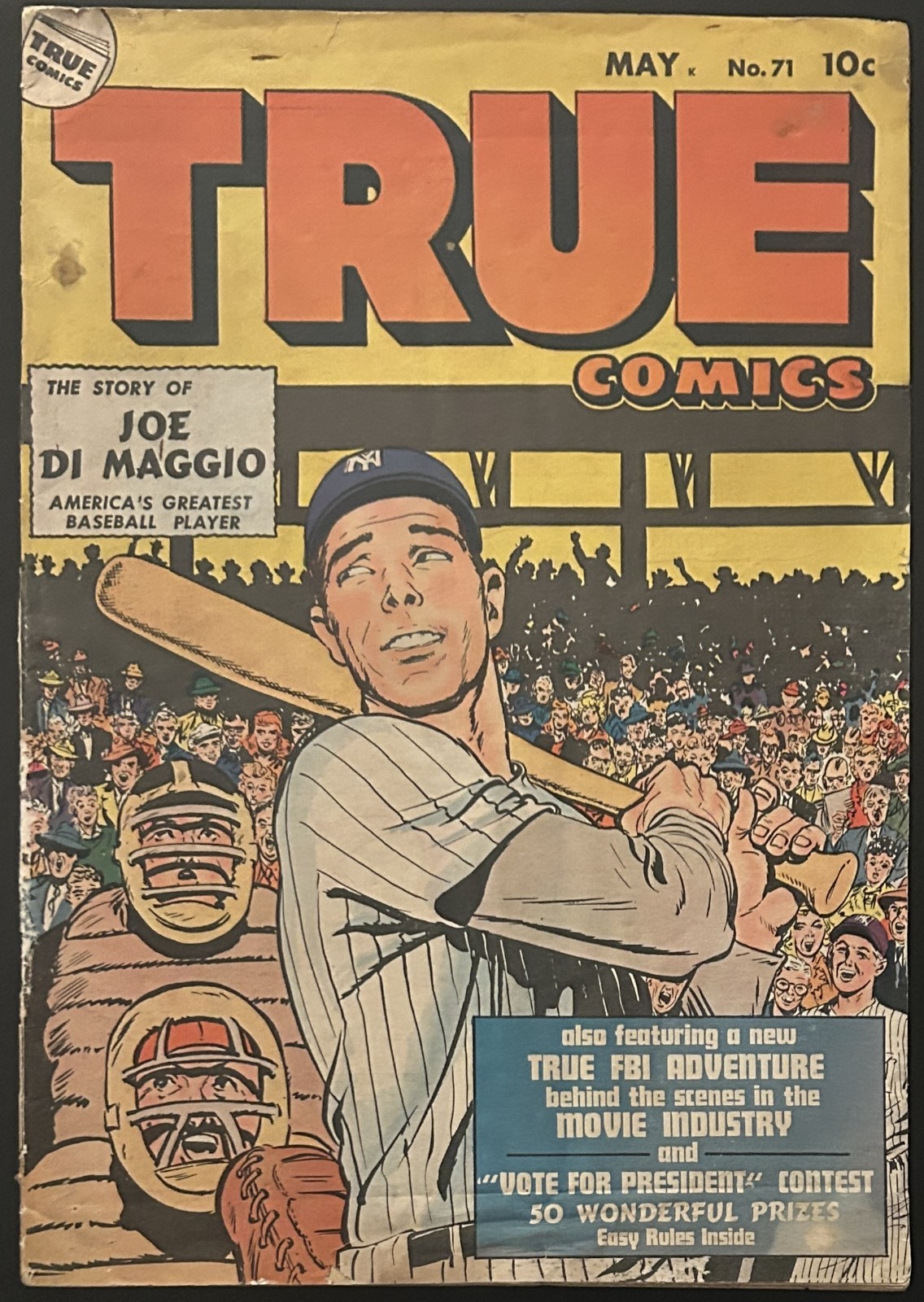 1948 True Comics- Joe DiMaggio New York Yankees America's Greatest Player