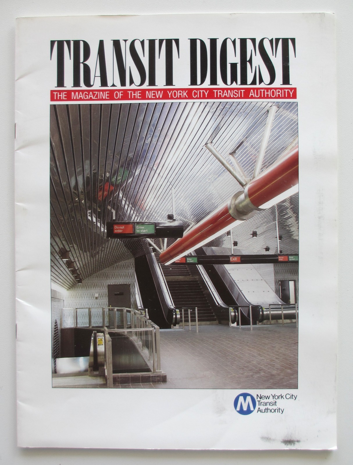 Vintage 1989 New York Subway Booklet Transit Digest 63rd Street Extension NYC