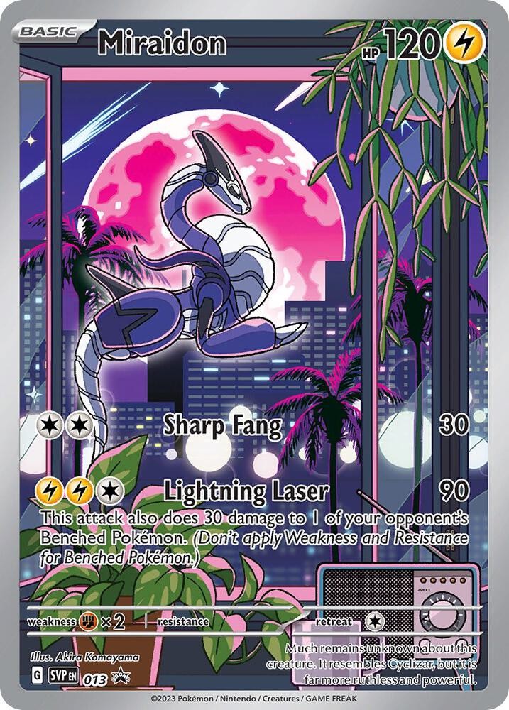 Miraidon Promo SV: Scarlet & Violet Promo Cards 013 NM