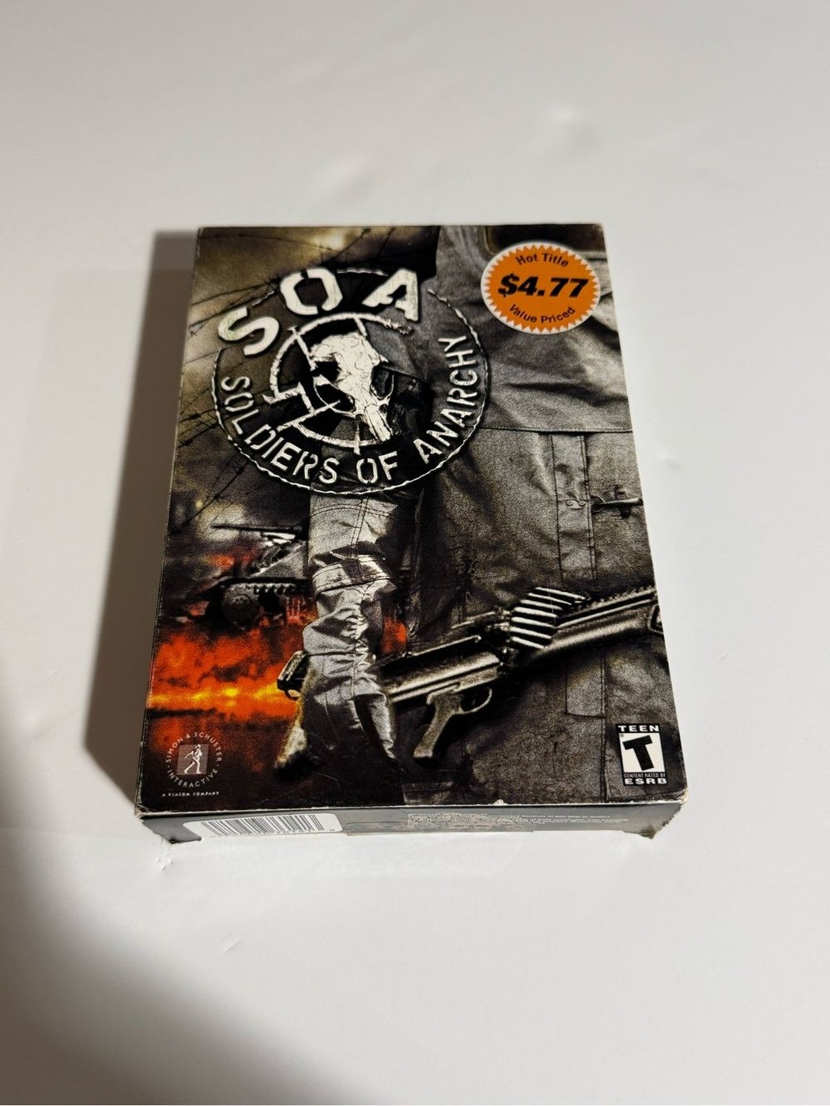 Soldiers of Anarchy PC Game - Black & Gray Edition Complete Simon & Schuster CIB