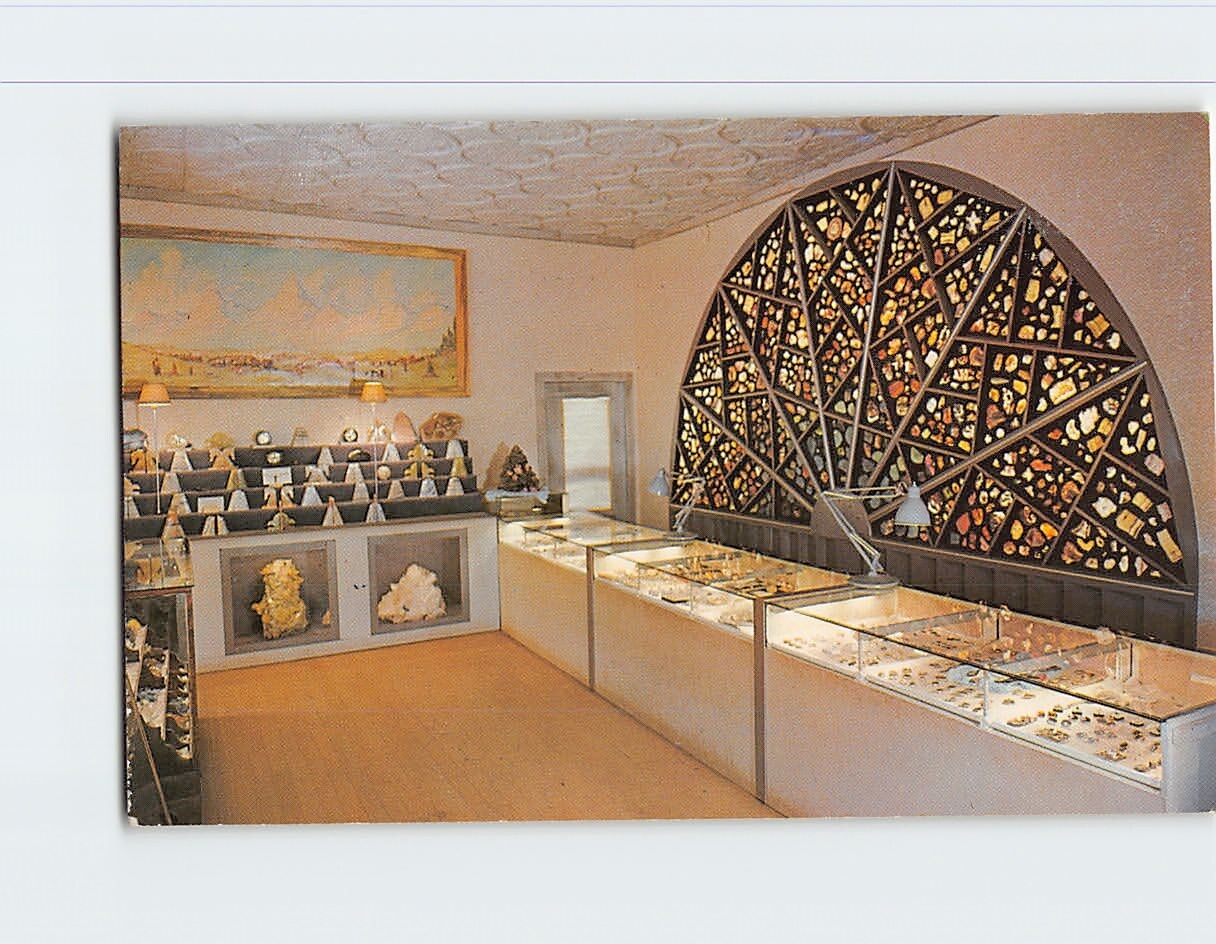 Postcard Rock & Gem Shop Calico Ghost Town California USA