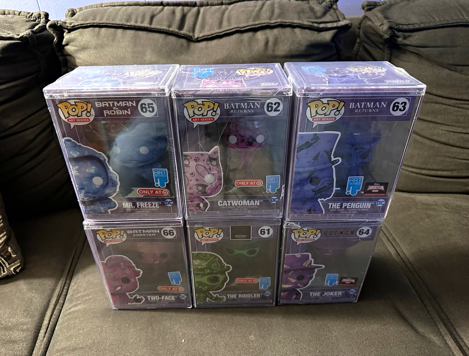 Funko Pop Art Series Batman Villains Lot of 6