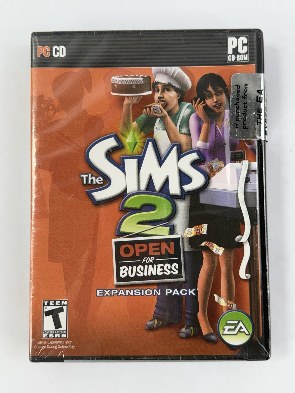 The Sims 2 Open For Business PC Factory Sealed The EA Experience Sticker Maxis