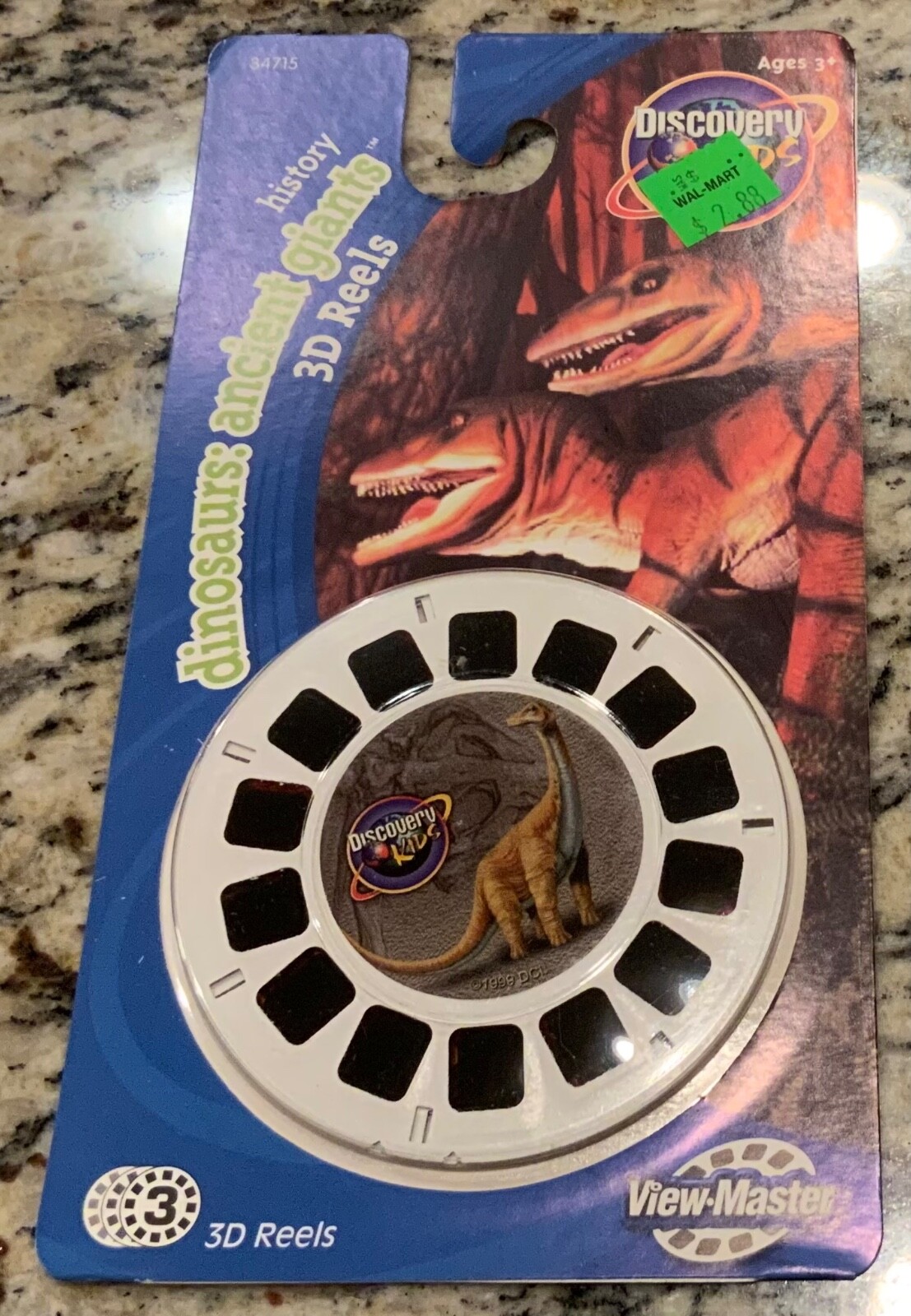 Dinosaurs Ancient Giants 2002 Viewmaster Discovery Channel 3D Reels New Sealed