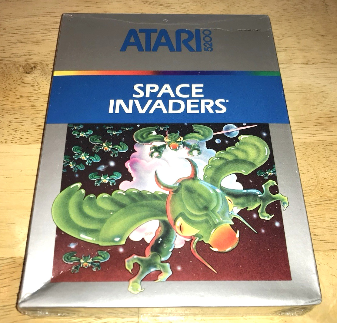 Atari 5200 SPACE INVADERS Arcade Game SEALED in BOX  1982 NEW Very RARE NICE