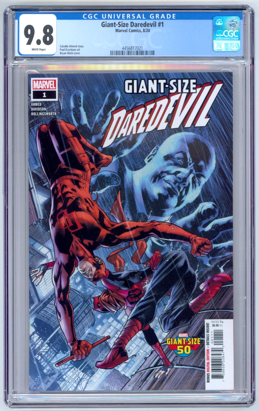 Giant-Size Daredevil #1 CGC 9.8 Cover A Marvel Comics 2024 Elektra Kingpin