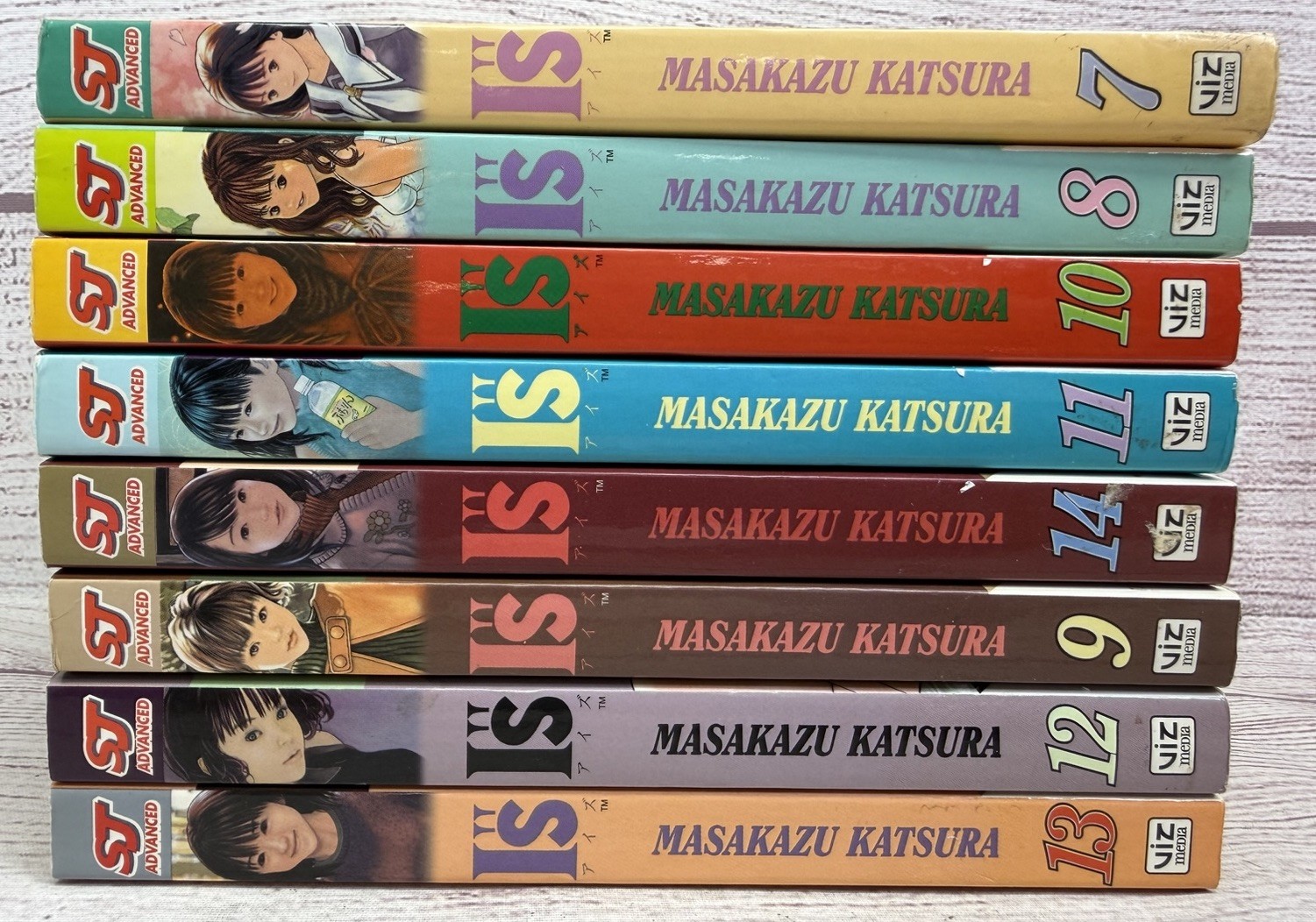 I\'\'s Manga Volumes 7-13 Softcover English by Masakazu Katsura VIZ Shonen